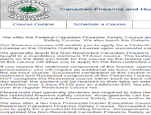Tablet Screenshot of canadianfirearmscourses.com